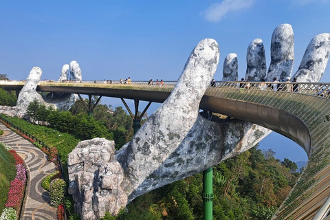 Ba Na Hills-Goldene Brücke mit dem Privatwagen von Hoi An/Da Nang