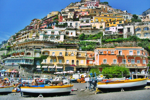 Całodniowa wycieczka po brzegu Pompei, Positano i SorrentoCałodniowa wycieczka do Pompei, Positano i Sorrento Shore