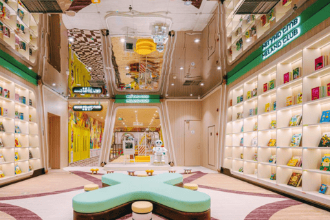 Beijing: Meland Club Indoor Playground Admission 2 Adults - 1 Child package