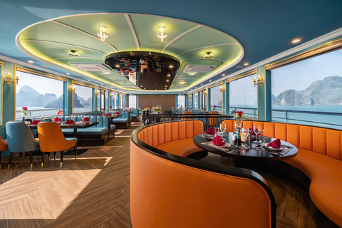 Hanói: Viagem de 1 dia à Baía de Ha Long - Cruzeiro de luxo AmethystCruzeiro de dia inteiro na Baía de Halong com Ametista (todos os destinos)