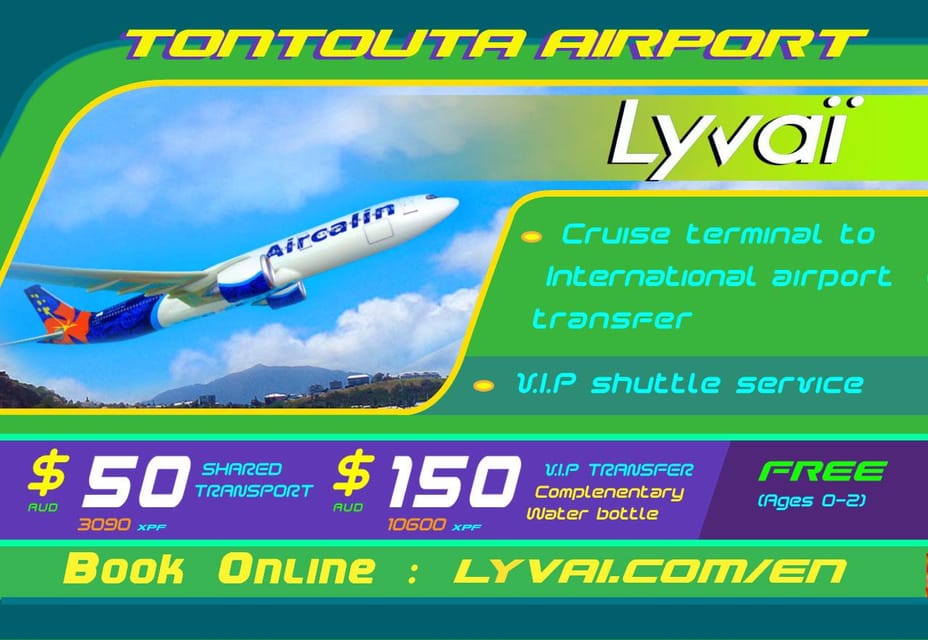 Transfer International Airport Tontouta (New Caledonia) | GetYourGuide