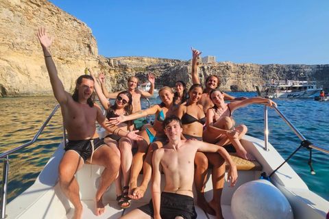 Gozo South & Comino Highlights: Private Boat Adventure 3 hours