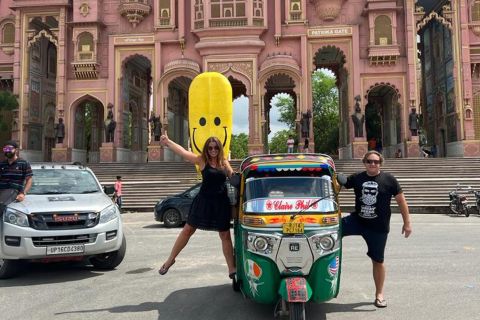 Delizia il tour panoramico di 2 giorni della città rosa di Jaipur in TukTuk