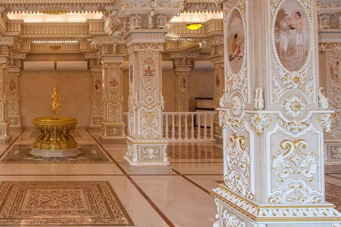 Delhi: Akshardham 2-Hour Guided Evening Light & Sound Show Akshardham Tour with Guide + Car