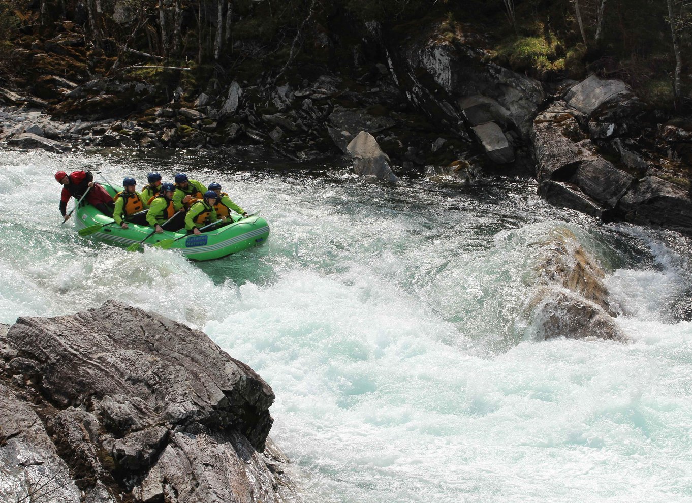 Voss: Spændende Whitewater Rafting guidet tur