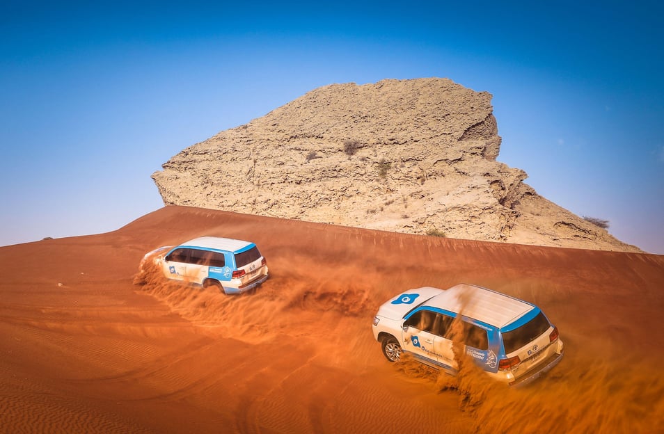 Dubaï : Safari dans le désert d&#039;une demi-journée, balade à dos de chameau et option Quad Bike