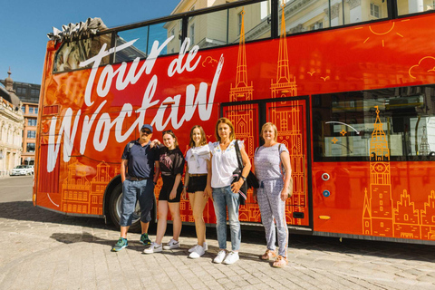 Wroclaw: Rundtur med hop-on hop-off-buss från Carbio