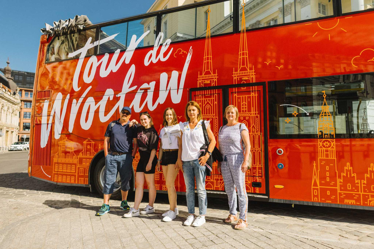 Tour de Wroclaw (Hop-On/Hop-Off-Bustour mit Carbio)