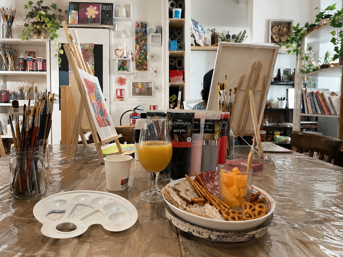 Royan: Reservierung Aperitif-Malerei