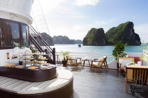 Hanoi: 3D2N Ha Long, Lan Ha Bay by Hera Grand Luxury Cruise From Halong (Check-in at 11:00 AM)