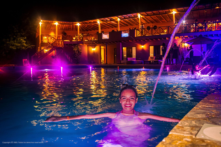 Cartagena: Sunset party on a boat and at a beach club