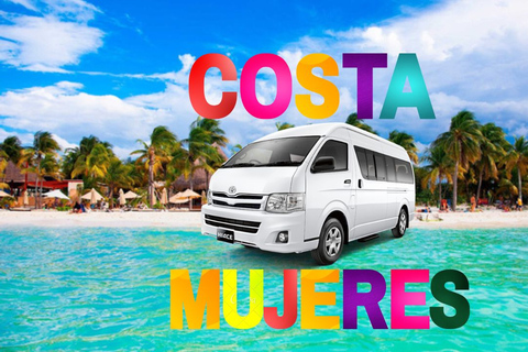 Transfer Cancún Airport till Costa Mujeres enkel resa