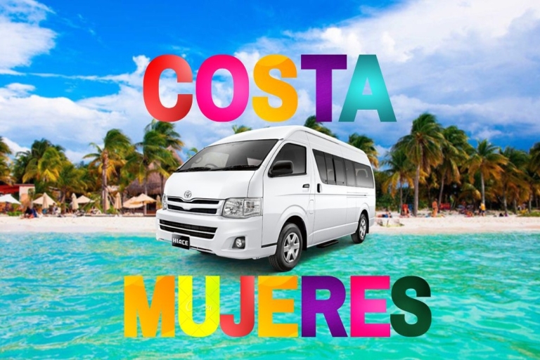Transfert de l'aéroport de Cancún à Costa Mujeres (aller simple)