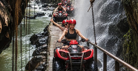 Bali: Ubud ATV Quad Bike – Barong Cave, Bridge & Waterfalls