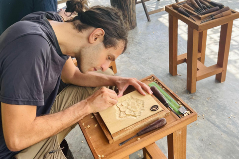 Hoi An: Corso di scultura del legno di 3 ore con un artista locale