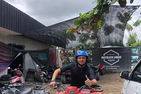 Ubud Quad bike atv and rafting watterTour Waterfall and Coffe plantation