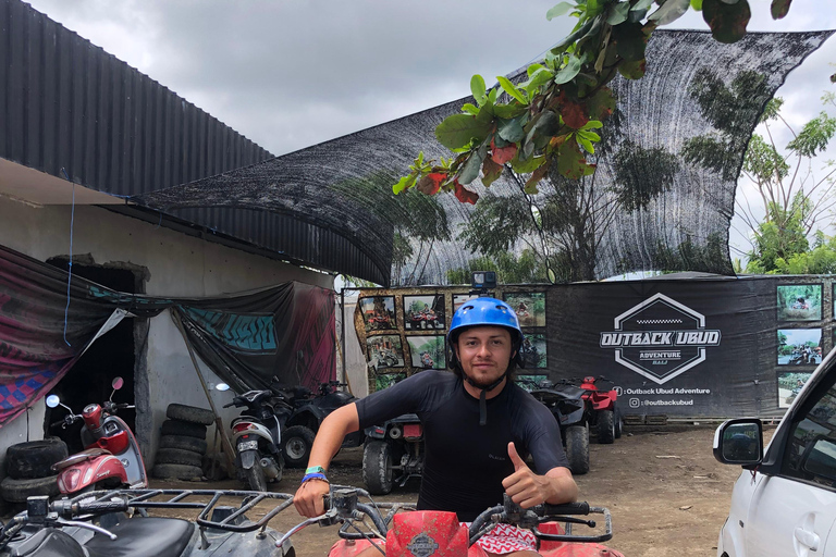 Ubud Quad bike atv and rafting watterTour Waterfall and Coffe plantation