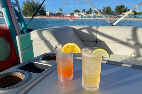 Barbados: Pontoon Boat Charter with Multiple Watersports