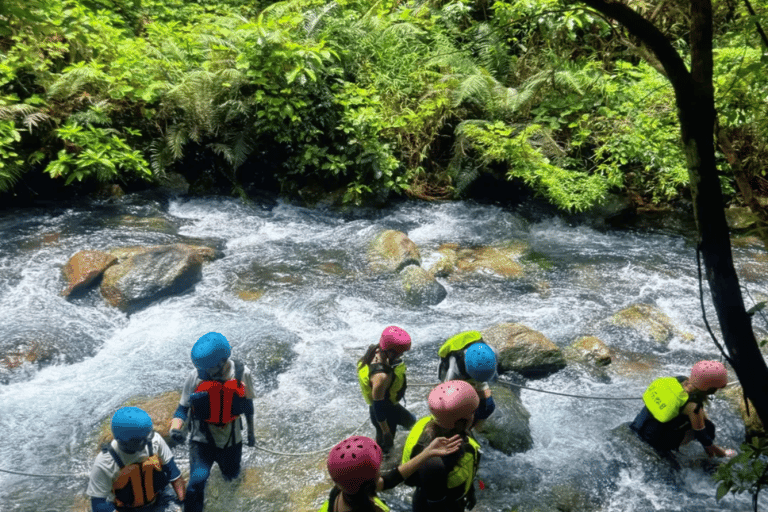 From Guangzhou: Canyoning Tour & Guanyin Mountain Temple