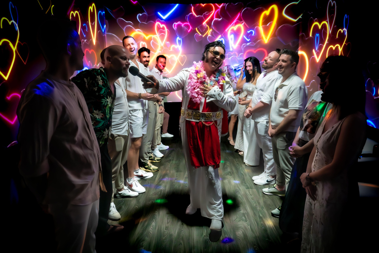 Las Vegas : Mariage d&#039;Elvis avec photos de l&#039;enseigne de Las Vegas incluses