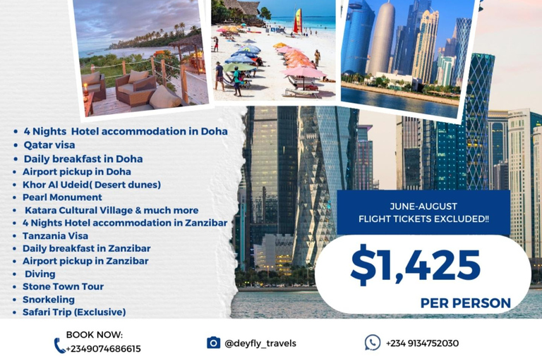 Sommerurlaub in Doha und Sansibar