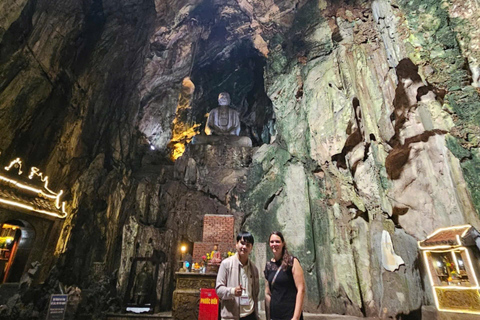 Montanha de mármore de Da Nang, ponte do dragão, passeio de mota pela praia