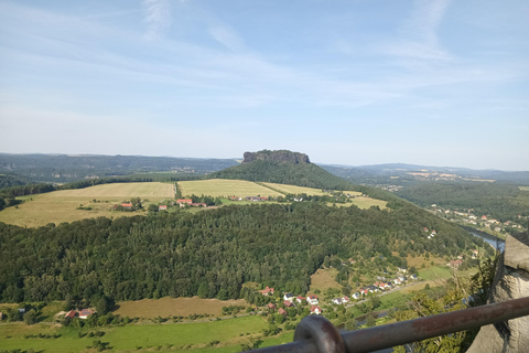 From Dresden: Table mountains Lilienstein & Königstein tour