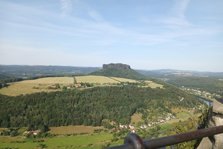 From Dresden: Table mountains Lilienstein & Königstein tour