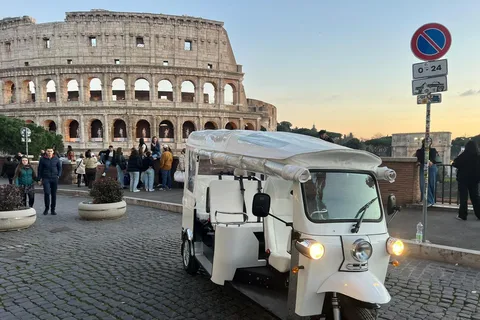 Rome: tuk-tuk 3 uur rondleiding in het stadscentrum