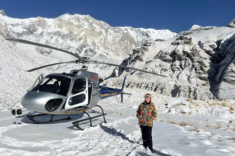 From Pokhara: Annapurna Base Camp (ABC) Helicopter Tour