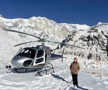 From Pokhara: Annapurna Base Camp (ABC) Helicopter Tour