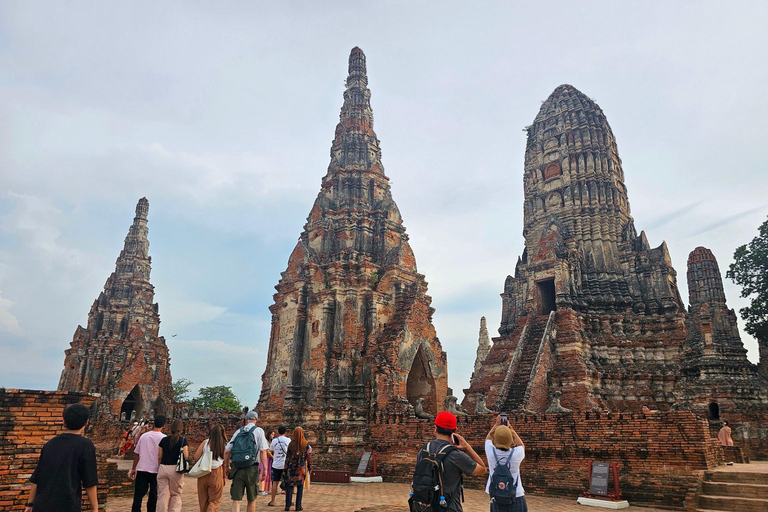 Pattaya: Viagem de 1 dia para Ayutthaya com tour particular de cauda longa