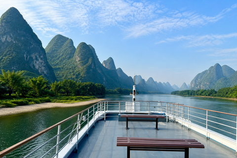 Guilin: Li River Cruise to Yangshuo with Optional Cave Tour 4-Star Cruise Ticket + Lunch + Pickup