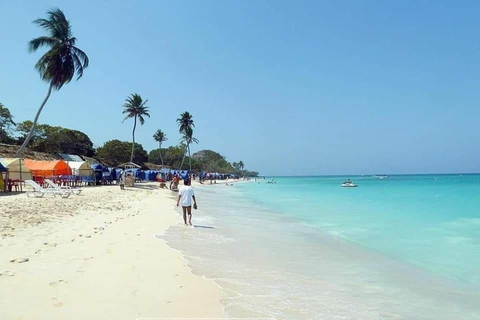 Cartagena: Playa Blanca BARU med motorbåt och lunch