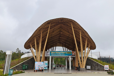 Yogyakarta: Menjer Lake Bamboo Boat Tour with Lunch