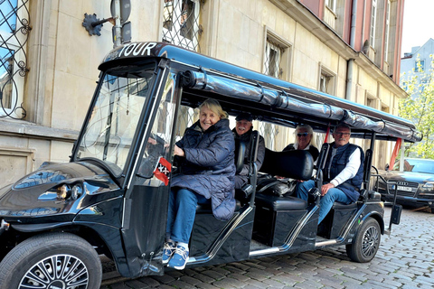 Gdansk:LIVE GUIDE Highlights of OLD CITY by Golf Cart 60 min Gdansk: LIVE GUIDE Highlights of Old City tour by Golf Cart