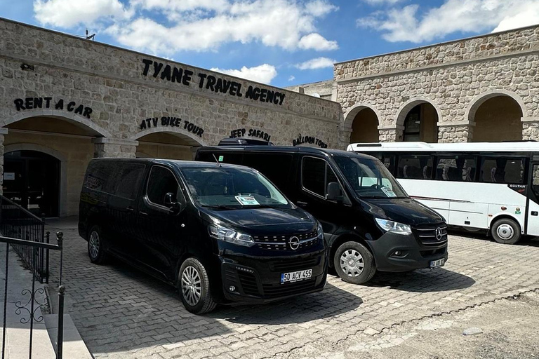 Nevşehir And Kayseri Shared Or Private Transfer Service Shared Shuttle from Cappadocia to Nevşehir Airport