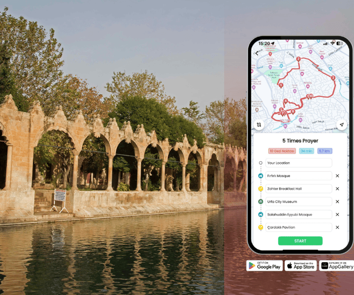 Şanlıurfa: 5 Times Prayer With GeziBilen Digital Guide