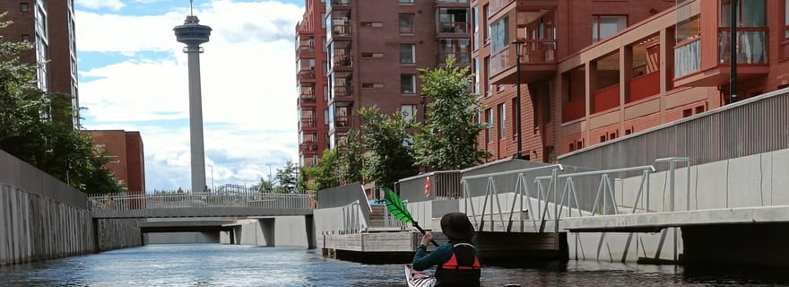Tampere : visite guidée en kayak sur le lac Näsijärvi