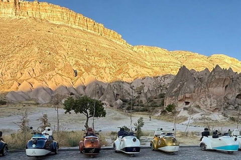 Cappadocia: Vintage Trike Bike Sunset Tour Experience One Hour Vintage Trike Bike Tour Experience
