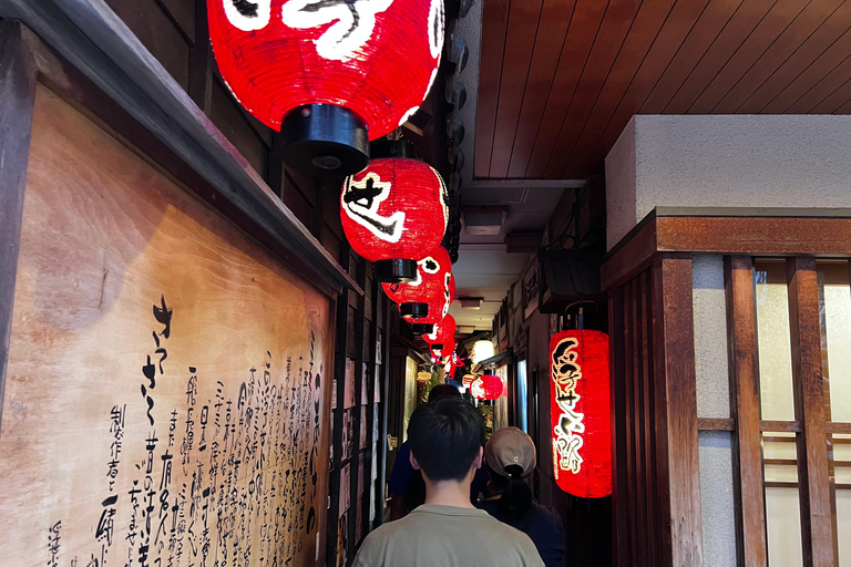 Lokale kroegentocht in Osaka in de regio Dotombori en Uranamba