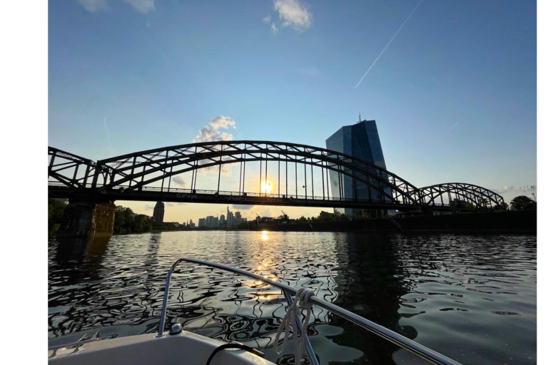 Frankfurt: Tour en barco deportivo privado - Velocidad, diversión y SkylineTour privado de deportes