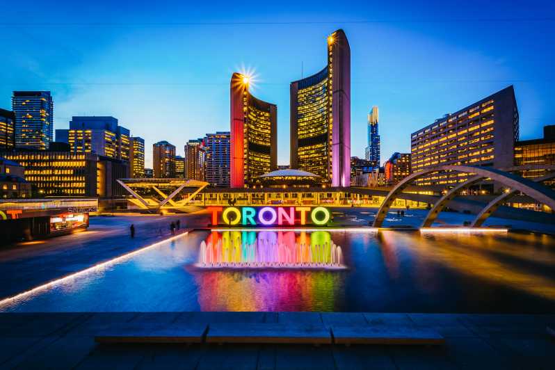 Toronto: begeleide nachttour met toegang tot de CN Tower