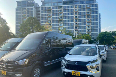 Taxi :From Tan Son Nhat Airport to Dist 9, Hooc Mon- Nha Be SEDAN ( 2 people + 2 bags)