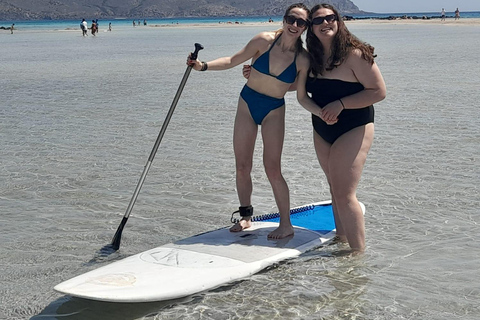 Escursione privata sulla spiaggia di Elafonissi e Falassarna (con SUP)elaf falas