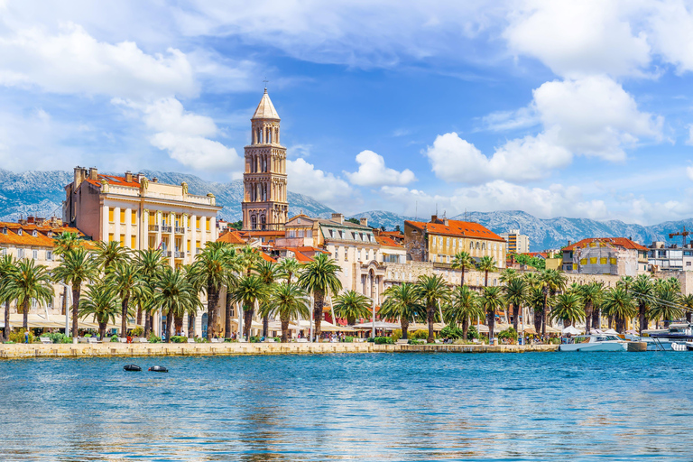 Depuis Dubrovnik : Excursion à Split et visite de la ville avec transferts