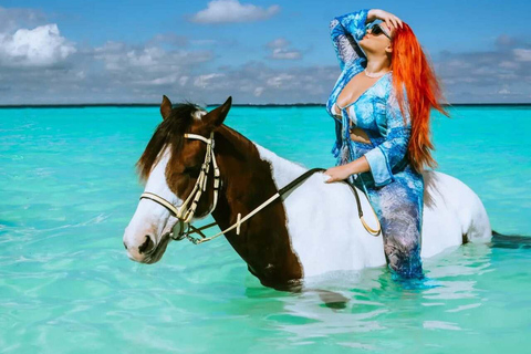 Experience Ocean & Village Horse Riding on Zanzibar Beach FOR GUESTS STAYING IN NORTH & EAST COAST AREAS. 30 MINUTES