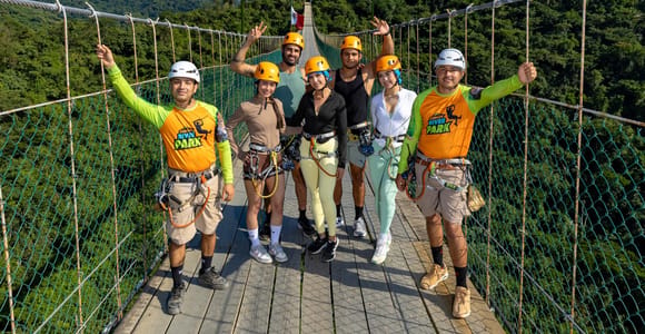 Puerto Vallarta: Canopy River Zip Line Tour with Mule Ride