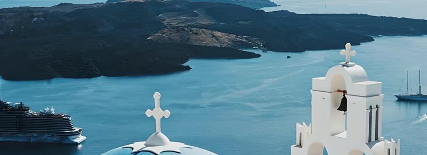 Santorin : visite guidée privée de 3 heures des sites incontournables avec prise en charge