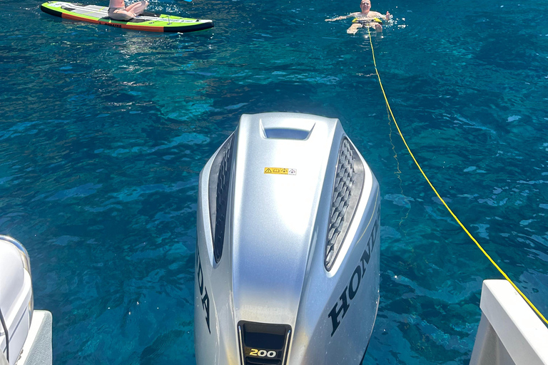Funchal: Private Catamaran Tour - With Open Bar & Snacks Sunset Tour with Snorkeling & Paddleboarding/ Max 18 people